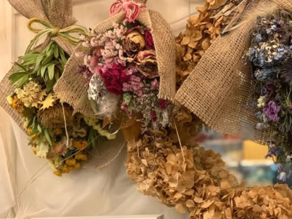 神戸市の花屋咲桜のドライフラワーのギフトフラワー