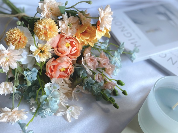 神戸市の花屋咲桜のディスプレイフラワー